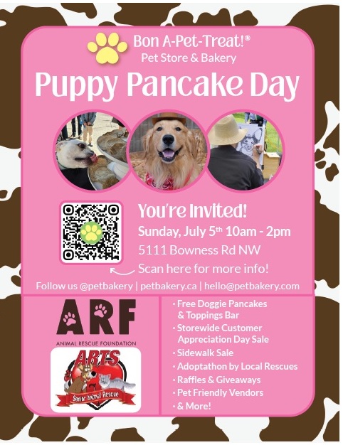 Bon A-Pet-Treat! Puppy Pancake Day