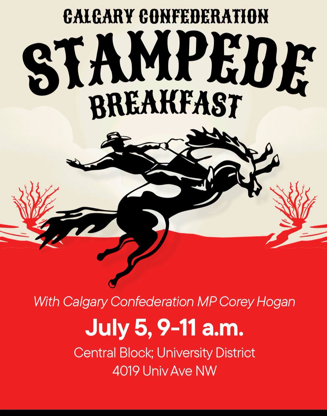 Calgary Confederation Stempede Breakfast
