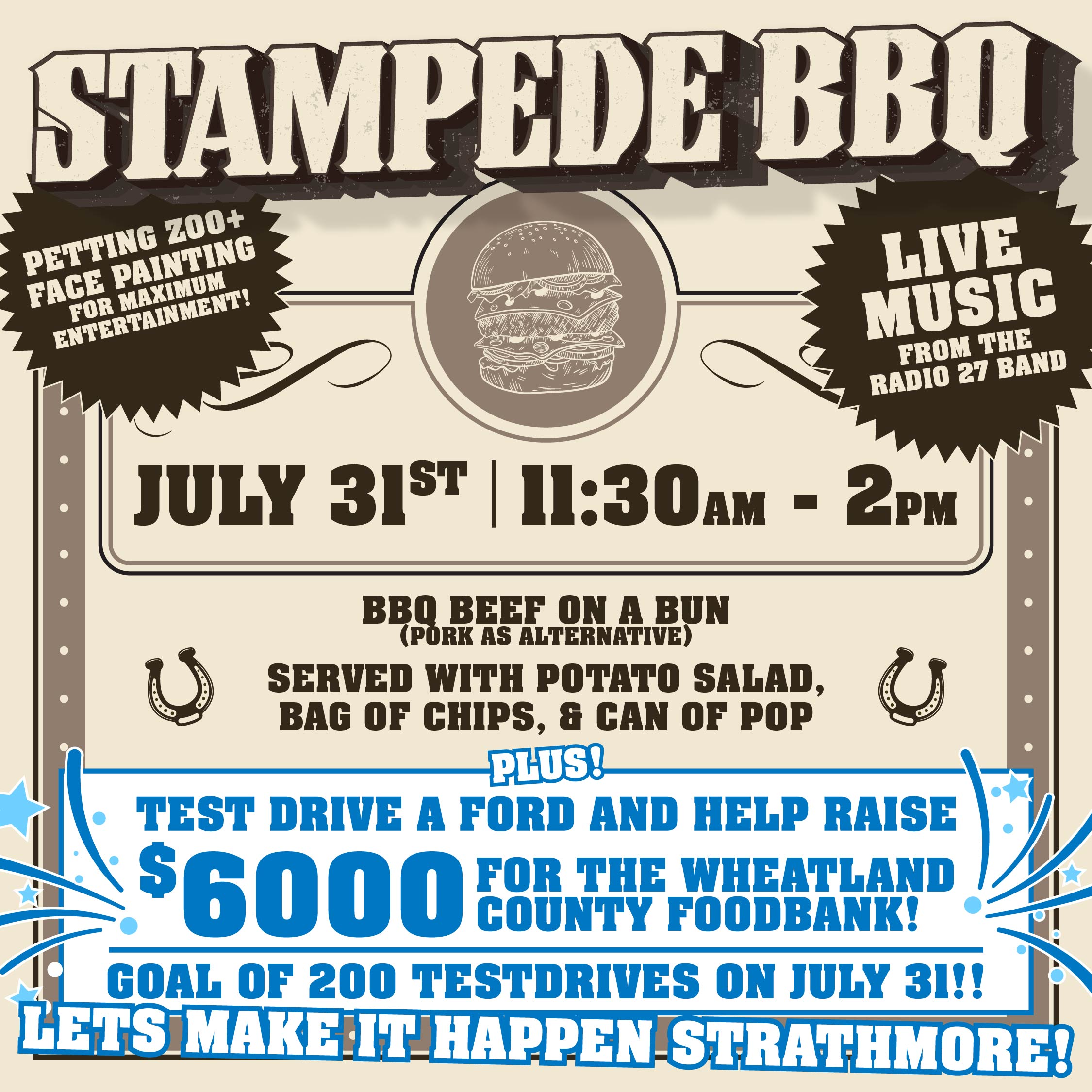 Strathmore Ford Stampede BBQ