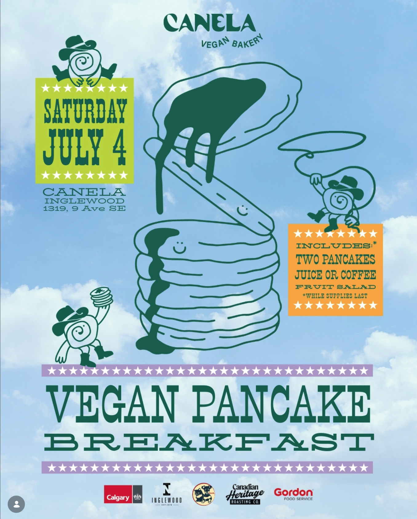 Vegan Pancake Breakfast