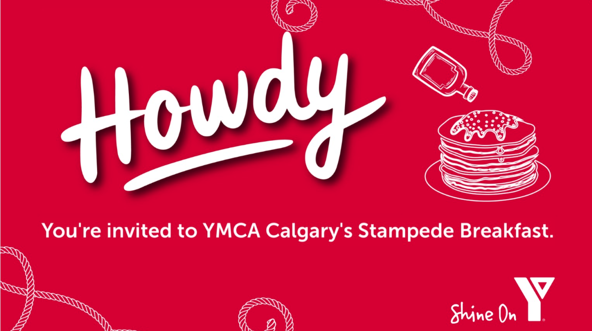 Poster: Shane Homes YMCA at Rocky Ridge Stampede Breakfast