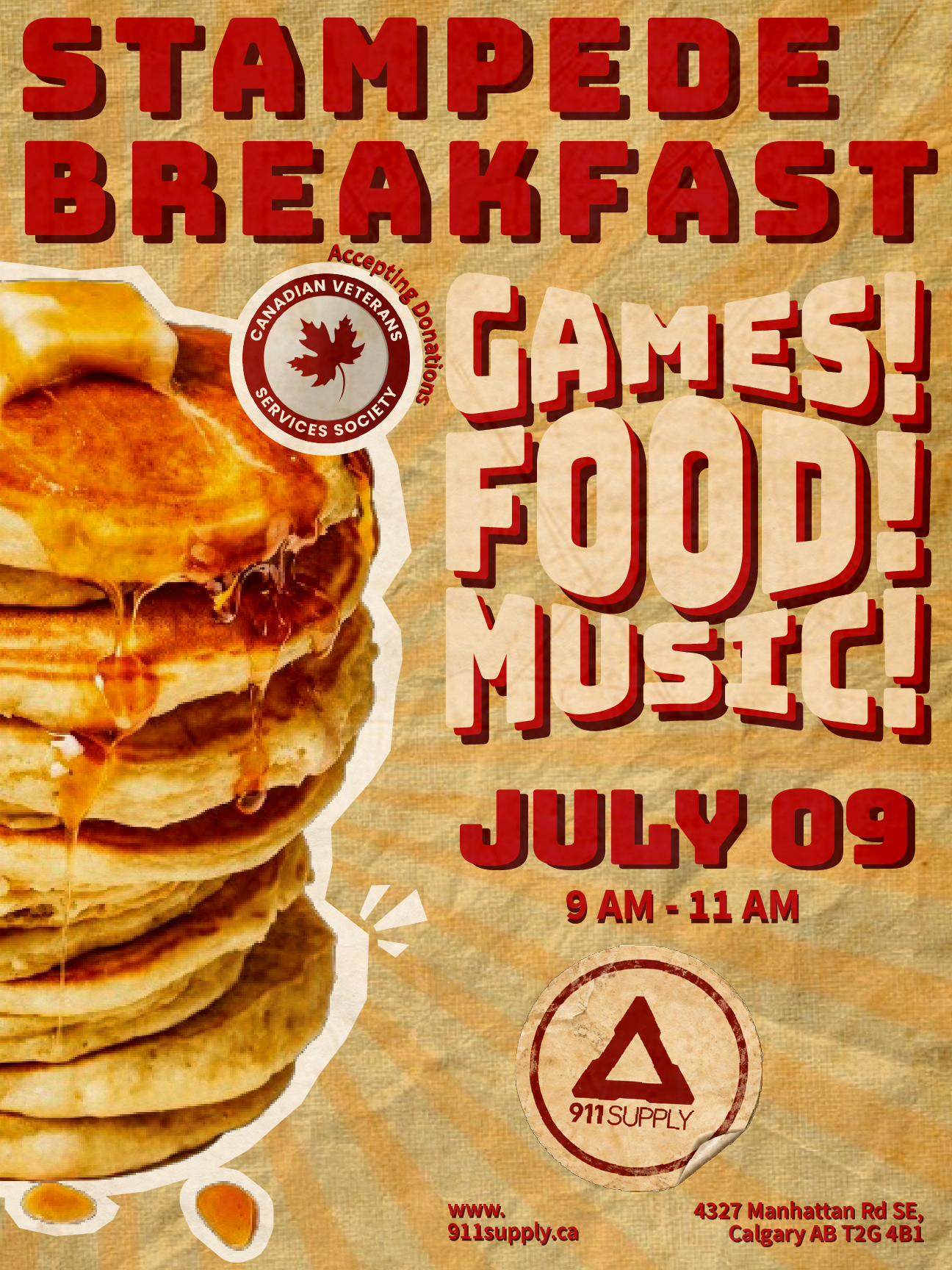 911 Supply Stampede Breakfast