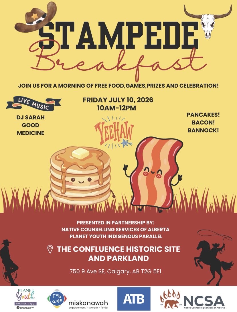 The Confluence Historic Site and Parkland Stampede Breakfast