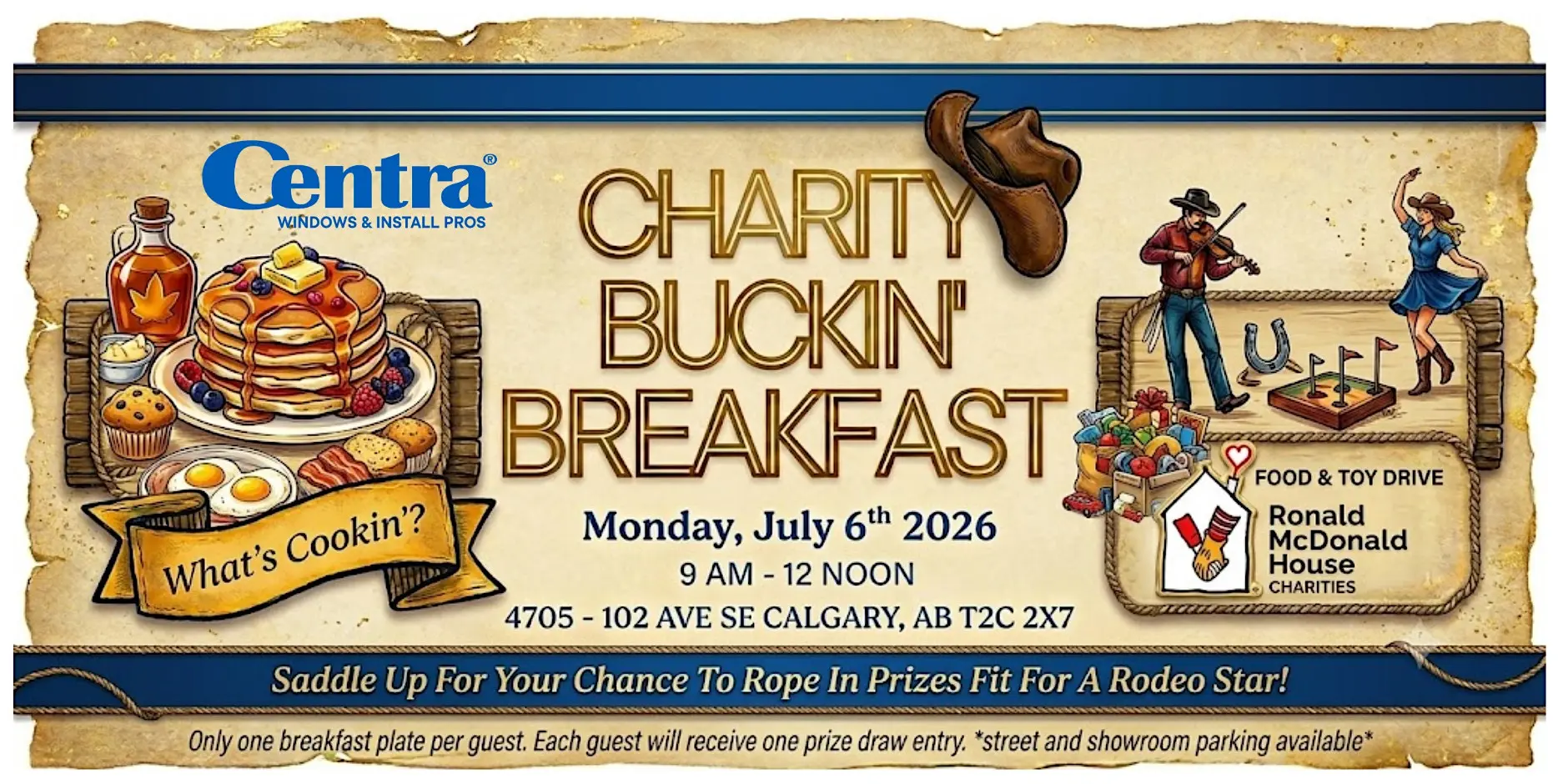Centra Install Pros & Windows Buckin' Breakfast
