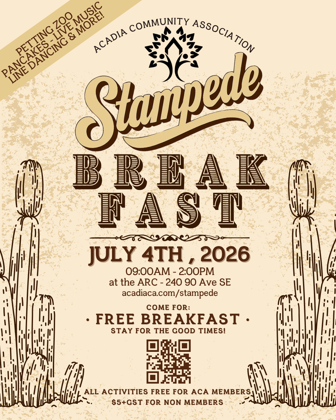Acadia Community Association Stampede Breakfast