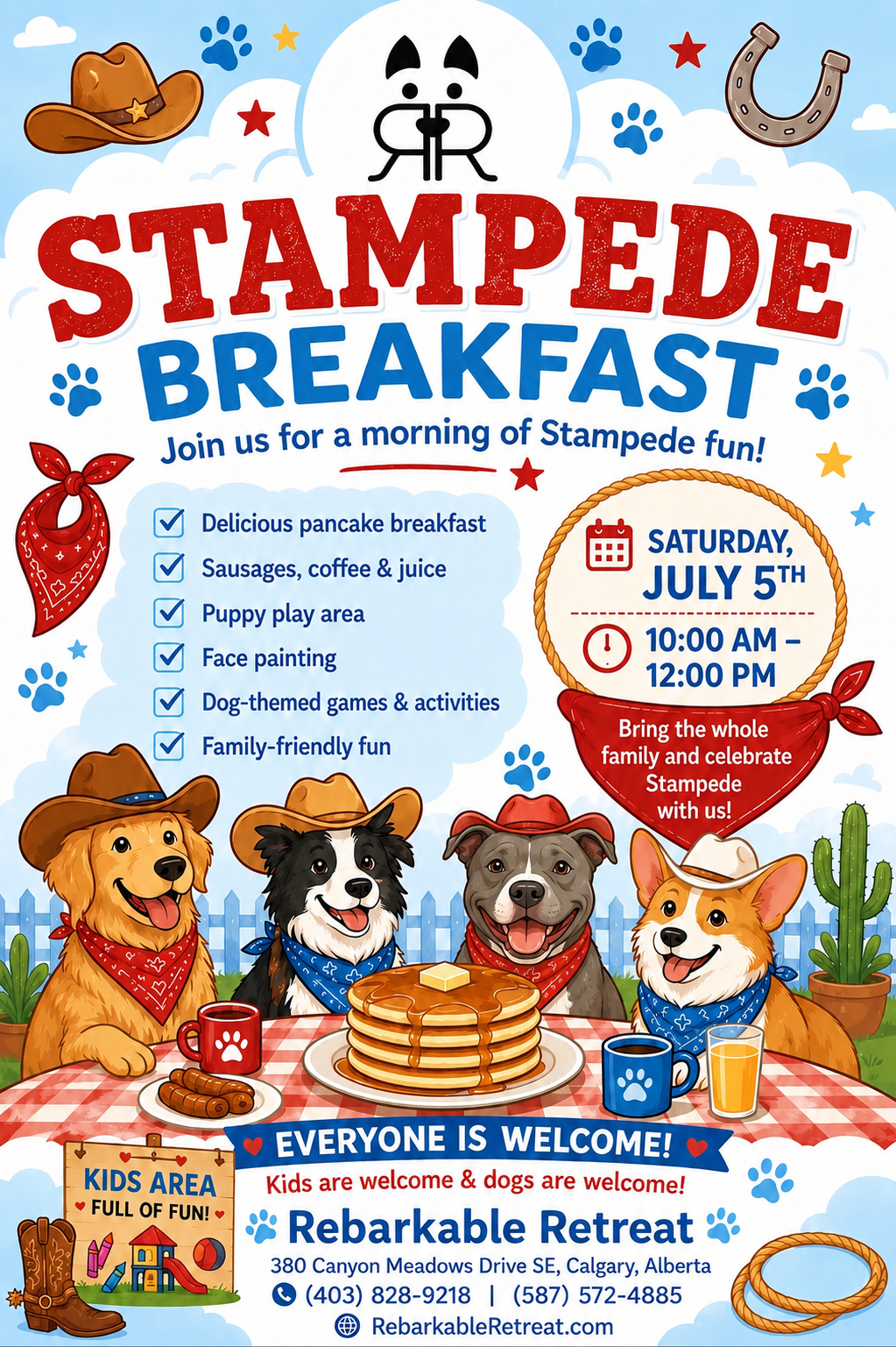 Stampede Rebarkable Retreat Breakfast