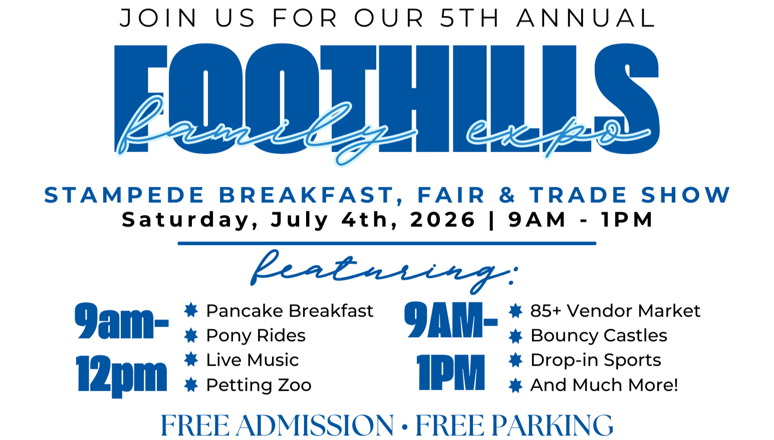 10FOLD Regional Field House Stampede Caravan Breakfast