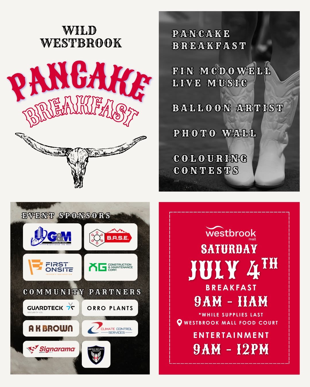 WILD WESTbrook Pancake Breakfast