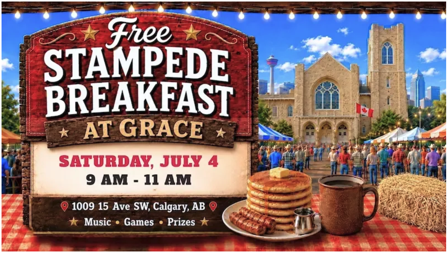Grace Stampede Breakfast at Grace Presbyterian Church