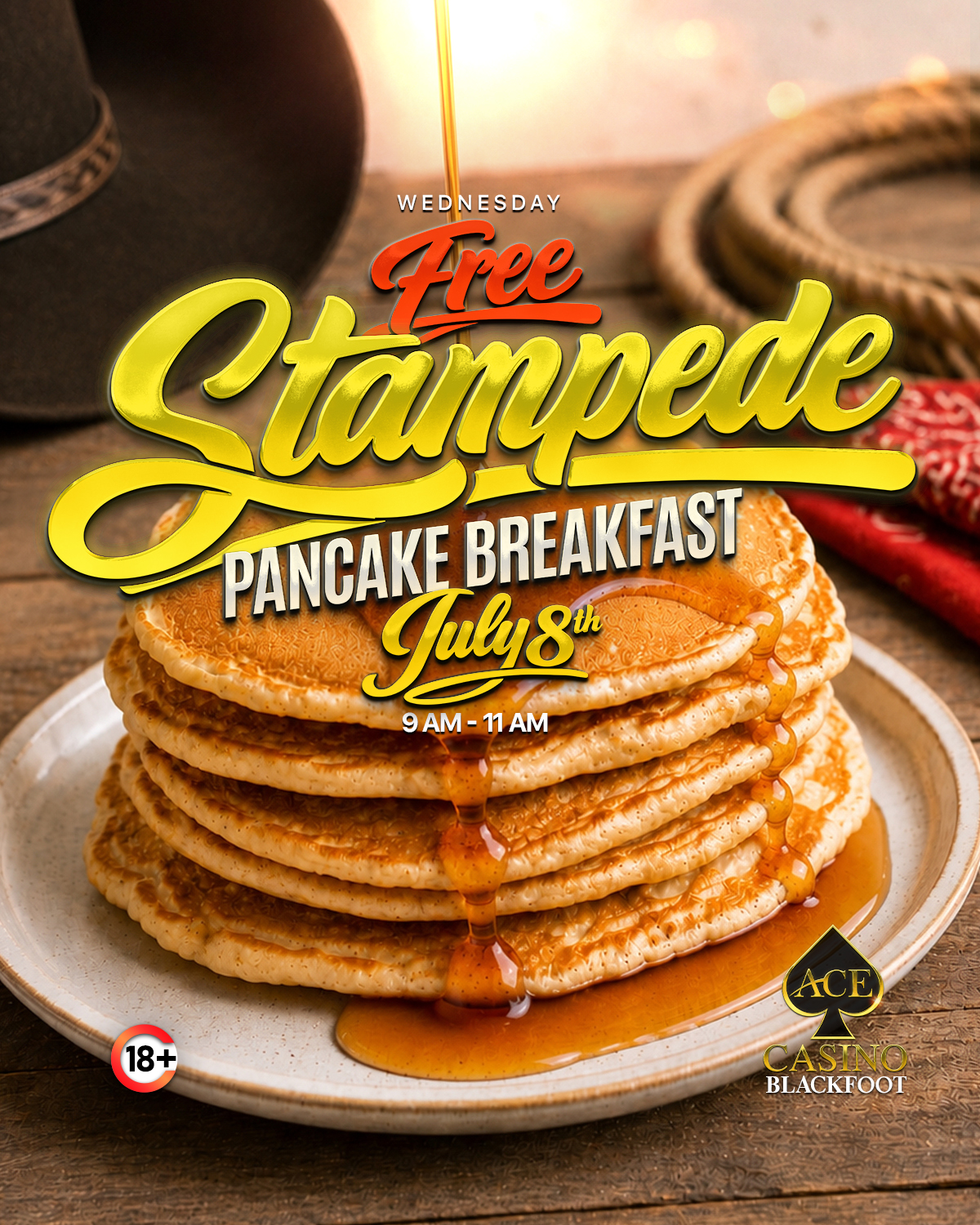 ACE Casino Blackfoot Stampede Breakfast